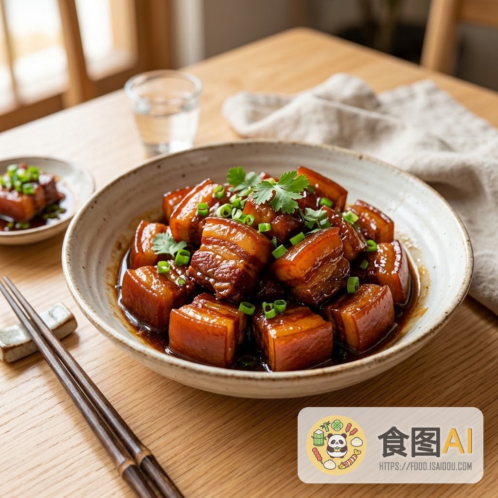 红烧肉AI高清菜品图 - 外卖风