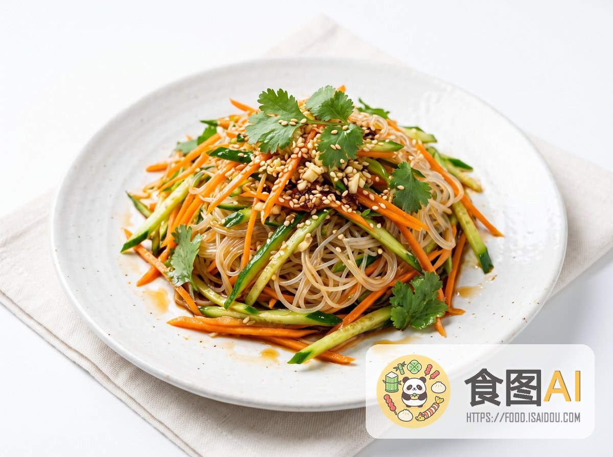 凉拌三丝AI高清菜品图 - 社交风