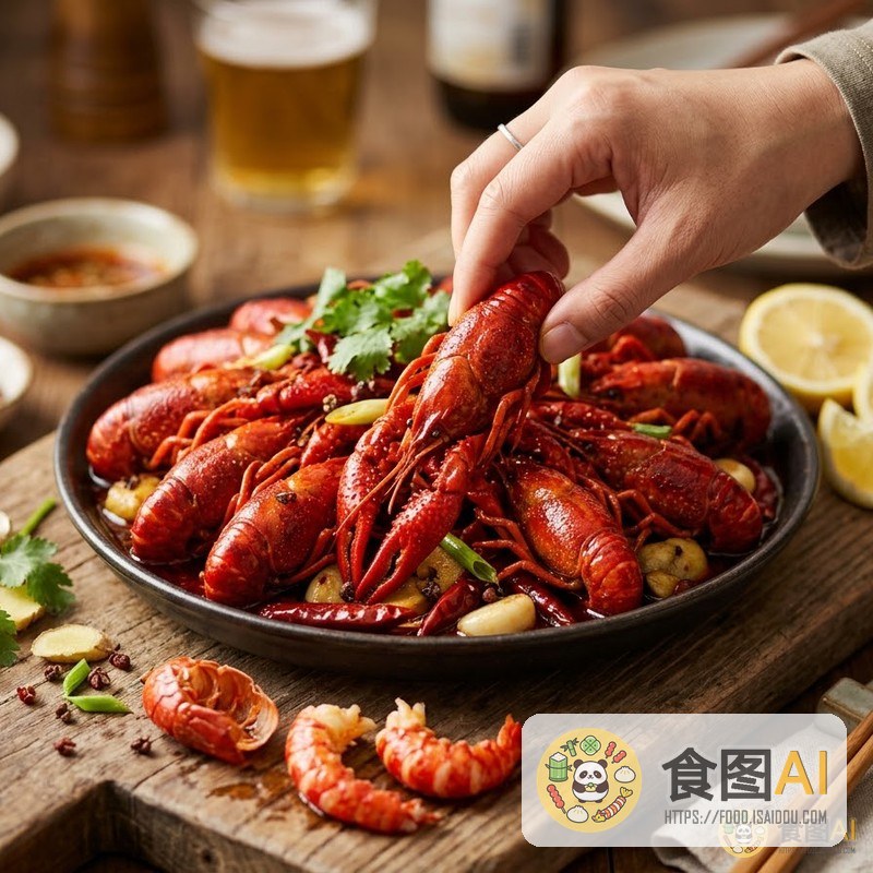 小龙虾AI高清菜品图 - 社交风